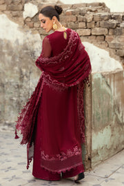 Qalamkar Embroidered Luxury Chiffon Unstitched 3Pc Suit WC-06 JAYNE