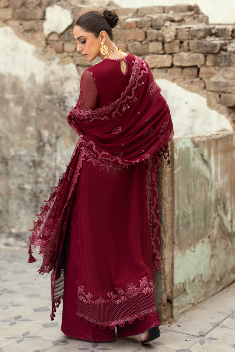 Qalamkar Embroidered Luxury Chiffon Unstitched 3Pc Suit WC-06 JAYNE