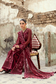 Qalamkar Embroidered Luxury Chiffon Unstitched 3Pc Suit WC-06 JAYNE