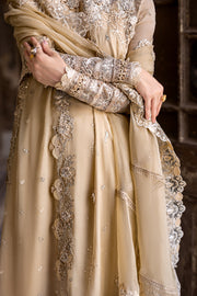 Qalamkar Embroidered Luxury Chiffon Unstitched 3Pc Suit WC-07 HEELA