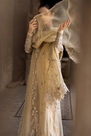 Qalamkar Embroidered Luxury Chiffon Unstitched 3Pc Suit WC-07 HEELA