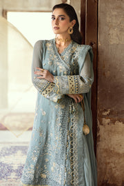 Qalamkar Embroidered Luxury Chiffon Unstitched 3Pc Suit WC-08 VEVIN