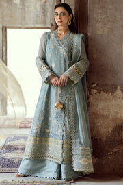 Qalamkar Embroidered Luxury Chiffon Unstitched 3Pc Suit WC-08 VEVIN