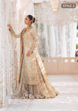 AIK Atelier Wedding Festive Embroidered Kundan Zari Unstitched 3Pc Suit LOOK-01