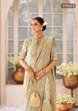 AIK Atelier Wedding Festive Embroidered Tissue Unstitched 3Pc Suit LOOK-03