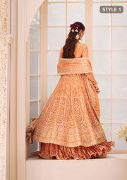AIK Atelier Wedding Festive Embroidered Chiffon Unstitched 3Pc Suit LOOK-06