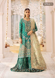 AIK Atelier Wedding Festive Embroidered Silk Unstitched 3Pc Suit LOOK-09