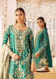 AIK Atelier Wedding Festive Embroidered Silk Unstitched 3Pc Suit LOOK-09