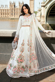 Maria.B Soiree Embroidered Raw Silk Unstitched 3Pc Suit WF-09-02