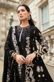 Maria.B Soiree Embroidered Raw Silk Unstitched 3Pc Suit WF-09-03