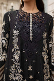 Maria.B Soiree Embroidered Raw Silk Unstitched 3Pc Suit WF-09-03