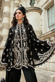 Maria.B Soiree Embroidered Raw Silk Unstitched 3Pc Suit WF-09-03