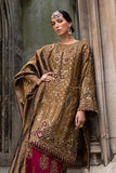 Maria.B Soiree Embroidered Raw Silk Unstitched 3Pc Suit WF-09-04
