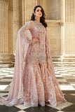 Maria.B Soiree Embroidered Raw Silk Unstitched 3Pc Suit WF-09-05