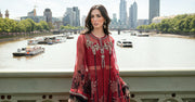 Maria.B Soiree Embroidered Organza Unstitched 3Pc Suit WF-09-06