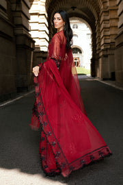Maria.B Soiree Embroidered Organza Unstitched 3Pc Suit WF-09-06