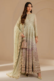 Jazmin Wedding Formal Embroidered Chiffon Unstitched 3Pc Suit WF'25-01