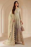 Jazmin Wedding Formal Embroidered Chiffon Unstitched 3Pc Suit WF'25-01