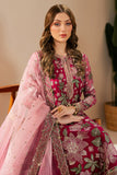 Jazmin Wedding Formal Embroidered Chiffon Unstitched 3Pc Suit WF'25-03