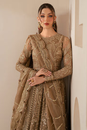 Jazmin Wedding Formal Embroidered Chiffon Unstitched 3Pc Suit WF'25-04