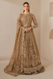 Jazmin Wedding Formal Embroidered Chiffon Unstitched 3Pc Suit WF'25-04