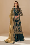 Jazmin Wedding Formal Embroidered Chiffon Unstitched 3Pc Suit WF'25-06
