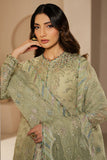 Jazmin Wedding Formal Embroidered Chiffon Unstitched 3Pc Suit WF'25-07