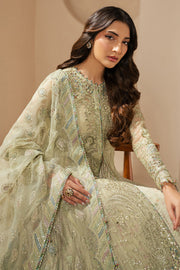 Jazmin Wedding Formal Embroidered Chiffon Unstitched 3Pc Suit WF'25-07