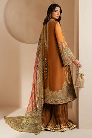 Jazmin Wedding Formal Embroidered Chiffon Unstitched 3Pc Suit WF'25-08