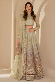 Jazmin Wedding Formal Embroidered Chiffon Unstitched 3Pc Suit WF'25-09