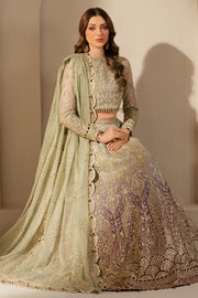 Jazmin Wedding Formal Embroidered Chiffon Unstitched 3Pc Suit WF'25-09