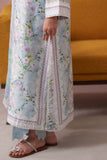 Neeshay Summer Diary Embroidered Lawn Unstitched 3Pc Suit - WHISPERING IRIS