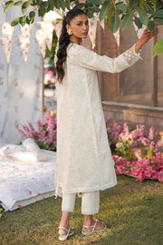 Cross Stitch Eid Lawn Unstitched Embroidered 3Pc Suit D-25 Whispering White