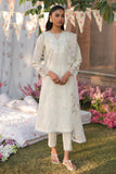 Cross Stitch Eid Lawn Unstitched Embroidered 3Pc Suit D-25 Whispering White