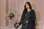 Feathers Dastak Unstitched Digital Printed Dhanak 3Pc Suit - WILLOW