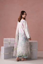 Neeshay Summer Diary Embroidered Lawn Unstitched 3Pc Suit - WISTERIA WHISPER