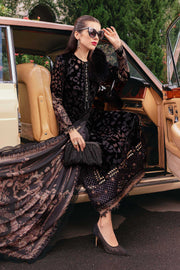 Maria.B Winter Luxe Embroidered Palachi Unstitched 3Pc Suit D-01