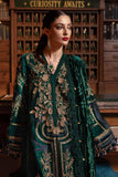 Maria.B Winter Luxe Embroidered Velvet Unstitched 3Pc Suit D-02