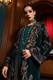 Maria.B Winter Luxe Embroidered Velvet Unstitched 3Pc Suit D-02