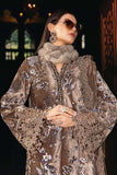 Maria.B Winter Luxe Embroidered Velvet Unstitched 3Pc Suit D-03