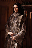 Maria.B Winter Luxe Embroidered Velvet Unstitched 3Pc Suit D-03