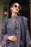 Maria.B Winter Luxe Embroidered Velvet Unstitched 3Pc Suit D-05