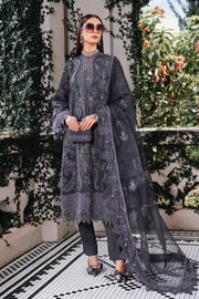 Maria.B Winter Luxe Embroidered Velvet Unstitched 3Pc Suit D-05