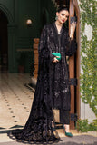 Maria.B Winter Luxe Embroidered Linen Unstitched 3Pc Suit D-07