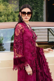 Maria.B Winter Luxe Embroidered Chantilly Unstitched 3Pc Suit D-08
