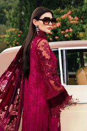 Maria.B Winter Luxe Embroidered Chantilly Unstitched 3Pc Suit D-08