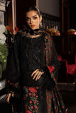 Maria.B Winter Luxe Embroidered Linen Unstitched 3Pc Suit D-09