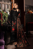 Maria.B Winter Luxe Embroidered Linen Unstitched 3Pc Suit D-09