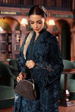 Maria.B Winter Luxe Embroidered Velvet Unstitched 3Pc Suit D-10
