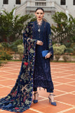 Maria.B Winter Luxe Embroidered Twill Linen Unstitched 3Pc Suit D-12